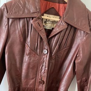 1970’s Long Lined Leather Coat